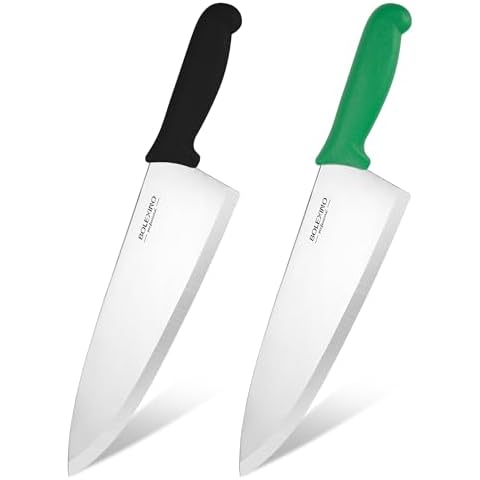 BOLEXINO Chef Knife Set,10 inch High Carbon Stainless Steel Kitchen Knife, Sharp Cutting Knife W/Ergonomic Handle for Household or Business Cover
