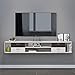 Produktbild Pmnianhua Schwebende TV-Einheit, 119 cm Wandmontage, TV-Schrank, schwebende Regale mit 4 Schubladen, moderne Unterhaltungsmedienkonsole, große TV-Bank für Wohnzimmer und Büro (121 cm, Grauweiß)