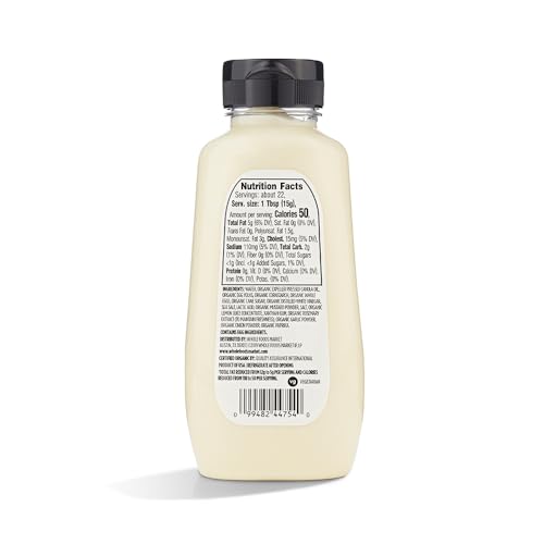 Image of 365 by Whole Foods Market, Organic Light Mayo (Squeezable Bottle), 11.2 oz