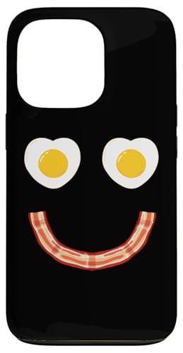 Face Eggs And Bacon Ham Breakfast Smile �X�}�z�P�[�X iPhone 13 Pro �p