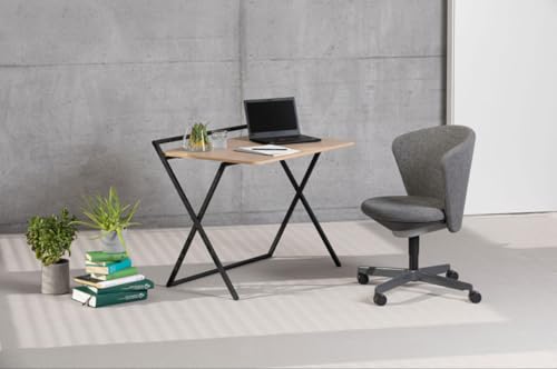 Image of Engineered Wood Foldable Study Desk Folding Work from Home, Laptop Table,Computer Desk & Workstation