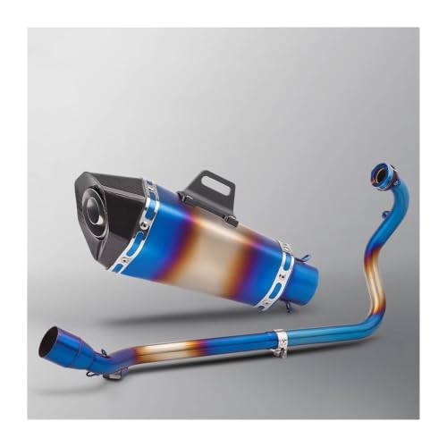 Échappement moto 51mm en inox pour libérer le moteur FZ25 FZS250