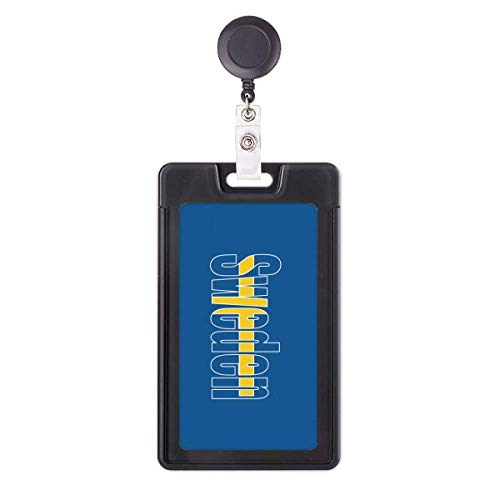 Porte-badge rétractable Suède finition soignée et clip acier