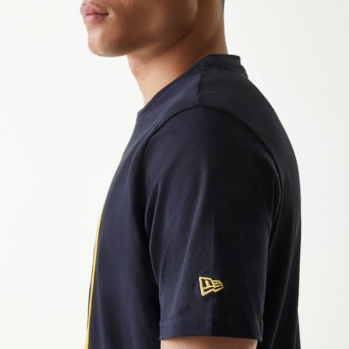 Camiseta New Era MLB azul marino con corte regular y tejido resistente 4