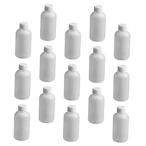 ABOOFAN 15PCS Bottles for Laboratory Storage Narrow Mouth Leakproof Containers Acid Resistant Design Graduation for Easy Measurement for School and Experiment Use