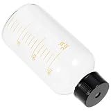 TOVINANNA 150ml Glasflasche mit Schraubverschluss Transparentes Probenfläschchen aus Glas für Labor und Experimente Tropfsicher und Wiederverwendbar