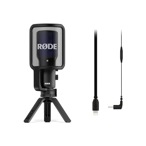 Microphone USB RØDE NT-USB+ pour podcast et streaming sur PC et iPhone iOS