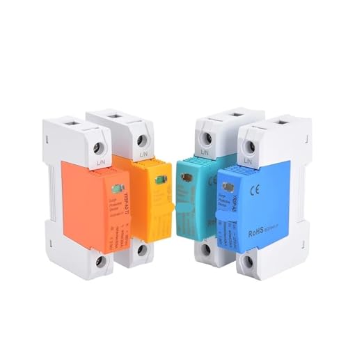Descargador de sobretensiones para carril DIN protector transitorios AC 275V 1P 40KA 6