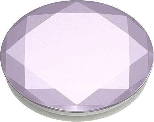 PopSockets Phone Grip with Expanding Kickstand, PopSockets for Phone - Metallic Diamond Lavender