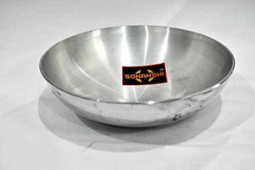 Image of Aluminium Kadai /Frying Pan for Cooking (Without Handle) (10 Inch)