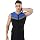 Chaleco de traje de neopreno para hombre de 5MM, cálido, con cremallera frontal, sin mangas, protección solar anti-UV para deportes acuáticos