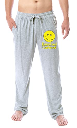 INTIMO Dazed and Confused Mens' Film Movie Logo Smiley Face Sleep Pajama Pants