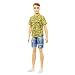 Barbie Ken Fashionistas Doll with Red Hair and Graphic Yellow Shirt