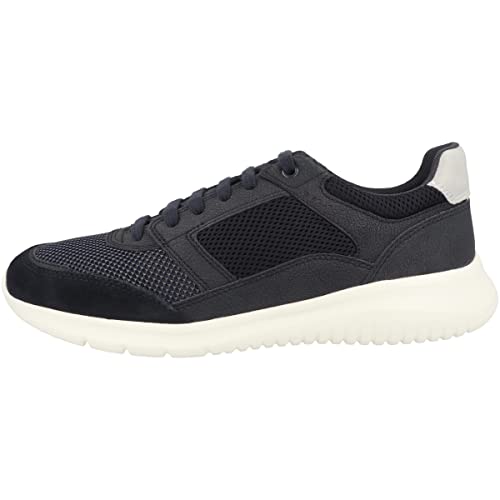 Geox U Monreale, Zapatillas Hombre, Azul Marino, 44 EU