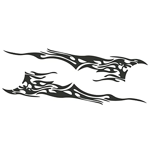 Wlxgyigij Pegatinas de Coche Doble General Motors Side Body Vinilo Pegatina Llama Gran calcomanía gráfica decoración DIY Cover