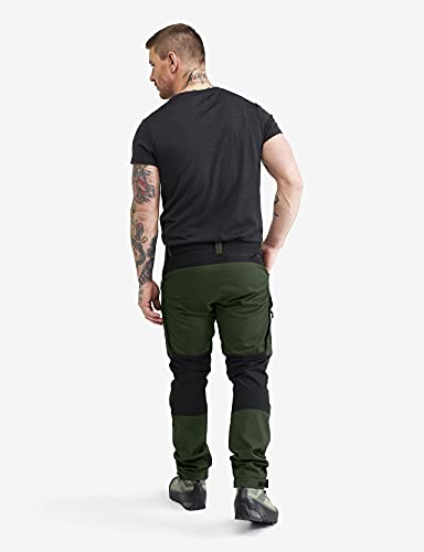 Foto von RevolutionRace Herren RVRC GP Pants, Hose zum Wandern und für viele Outdoor-Aktivitäten, Forest Green, XL