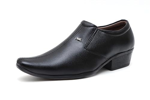 Image of SIR CORBETT Men's Synthetic Leather Height Increasing Slip on Moccasin Formal Shoes