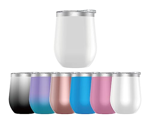 Mi Ko Mi Ka Taza Termo Café y Te para Llevar 360ml - Taza Térmica de Acero Inoxidable con Tapa (Blanco Mate)