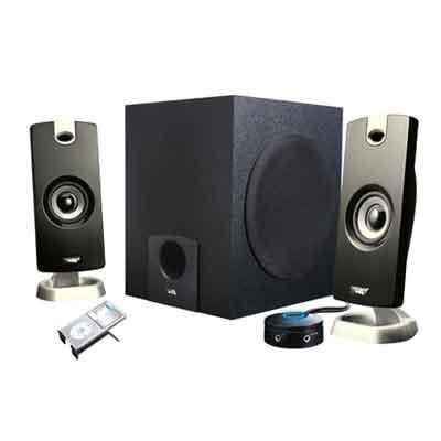 Image of Cyber Acoustics CA-3090 2.1 Speaker System with Subwoofer with 18W of Power - Easy Setup and Convenient Controls, Great for Music, Movies, and Gaming