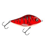Salmo Slider 10cm Floating Red Wake Jerkbait Wobbler