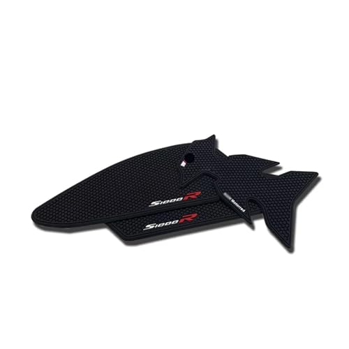 Autocollants réservoir moto S1000R protection bouchon carbone et design épuré
