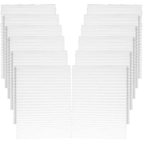 No Drill Blinds, Paper Blinds for Windows 12 Pack 36"x 72" Inch Cordless Window Shades,Tension Blinds,Light Filtering Shades, Pleated Window Shades, Adhesive Temporary Blinds Easy to Cut and Install