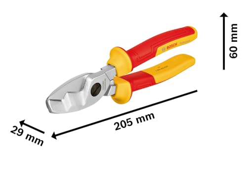 Vde Kabelschere Professional 200mm rotgelb - vue 4