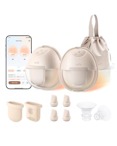 Extractor de leche eufy con calefacción manos libres 2 pack miniatura 1