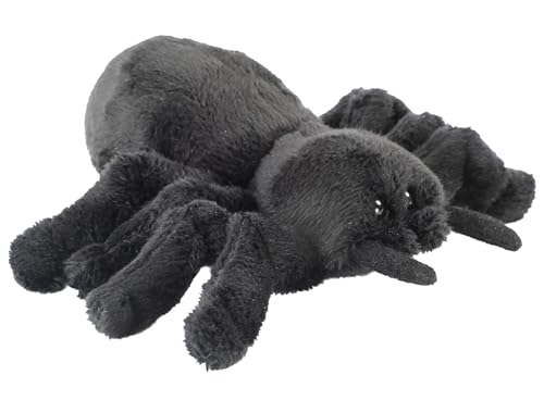 Uni-Toys - Schwarze Spinne Plushie - 16 cm (Breite) - Plüsch-Insekt - Plüschtier, Kuscheltier
