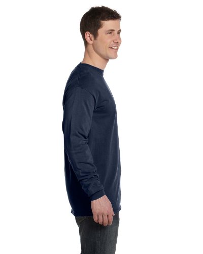 Image of COMFORT COLORS Heavyweight Ring Spun Long Sleeve Tee. 6014 S True Navy