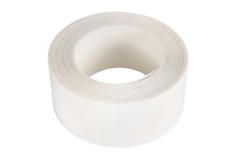 Bricoroll - Canto Preencolado - Aplicación Con Plancha - Material Melamina - Color Blanco Liso - Ancho 40mm X Largo 5m - Acabado Profesional - Alta Resistencia - Fabricado En España