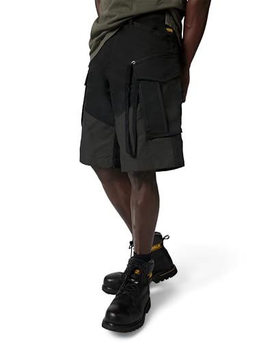 G STAR Para Hombre Shorts Rovic Loose PM, Negro (dk Black D26216 D908 6484), 32