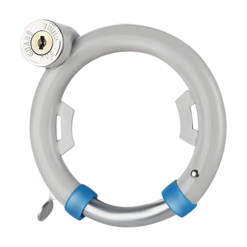 Yhsioaklo Candado antirrobo para bicicleta para bicicletas de carretera, cerradura redonda para scooters eléctricos y bicicletas