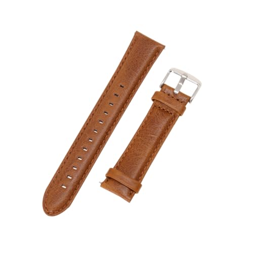 SKISUNO 1pièce Bracelet Pour Second Generation Et Bandes De Montre Élégantes Cuir De Vachette Couleur Marron Confortable Et