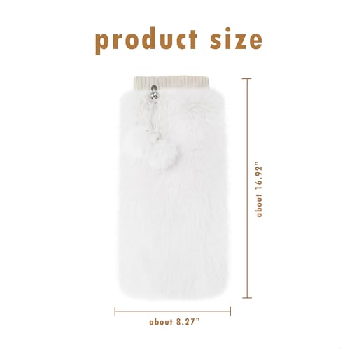 Image of Fur Leg Warmers Furry Faux Fur Winter Leggings Boot Cuffs Toppers for Women