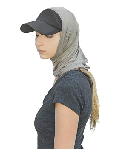 Halsa EMF Protection Multifunctional Wrap, Hat, Head Scarf, Face Covering. High Elastic Silver Fabric. EMF Blocking Radiation Protection from Cell Phones, WiFi, Smart Meters, Routers, 5G.4