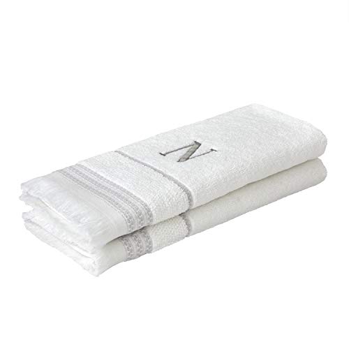 SKL Home Hand Towel Set, N, Cotton, White, 16x26 - Image 3