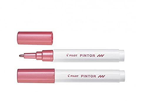 Marqueur peinture Pilot Pintor rose métallisé pointe fine 2.9 mm lot de 6