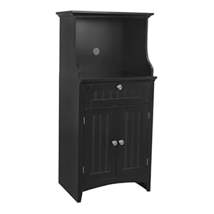 OS Home and Office Kaffeemaschinen-Unterschrank Schwarz