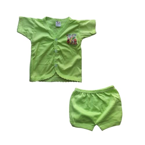 Image of NEW CONCEPT Born Baby Clothes Set Combo | Multicolor Baby Wear Pack Top and Bottom (Button Type)