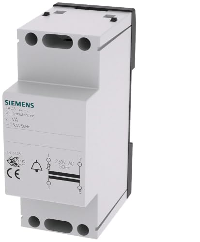 14VA Primär 230-240V AC SIEMENS AG Klingeltransformator 14VA Primär 230-240V AC 50Hz Sekundär 8V 12V 4AC3214-0 400186943