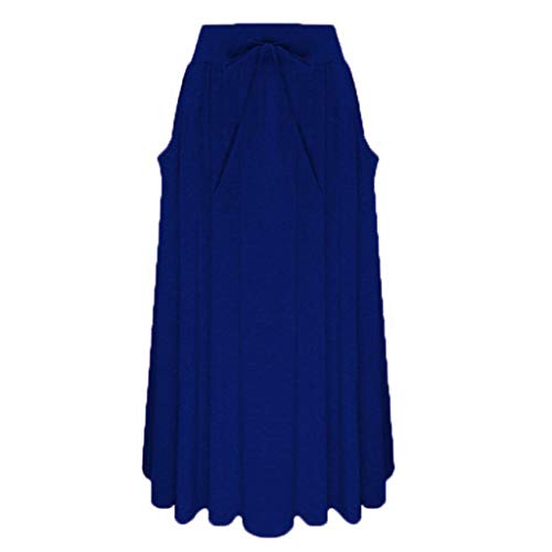 Jupe avec poche élastique taille 64 bleue pour un confort optimal au quotidien