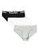 Produktbild Calvin Klein Herren HIP Brief 3PK Slip, Weiß/Schwarz/Grau meliert, L