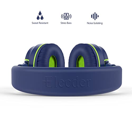 Elecder Kids Headphones Bundle For Children Girls Boys Teens Foldable Adjustable On Ear Headphones 3.5Mm Jack Compatible Cellphones Computer Mp3/4 Kindle Airplane School Tablet #TOP6