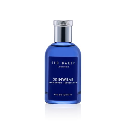 Ted Baker Skinwear Limited Edition Men’s Eau de Toilette Fresh Citrus Woody Cologne with Lime, Bergamot & Sandalwood Long Lasting Masculine Fragrance for Him 100ml