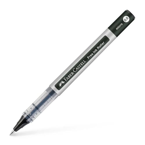 Stylo à encre liquide Faber-Castell Roller Free Ink noir pour écriture fluide et nette