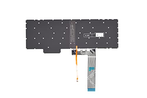 Image of KBRPARTS Replacement Keyboard Compatible with Legion 5 15ARH05H Legion 5 15ARH05H Legion 5 15IMH05 Legion 5 15IMH05H Series Laptop with White Backlit US Layout With USB Connection