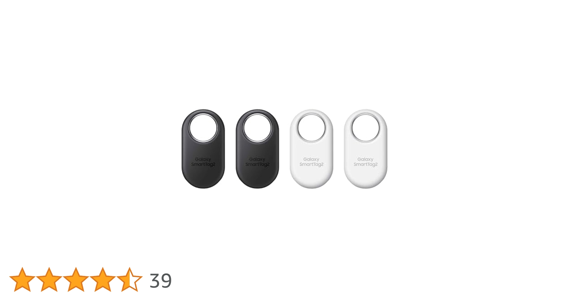 Galaxy SmartTag2  4個セット Galaxy SmartTag2, 4 Pack, Black and White Mobile Accessories
