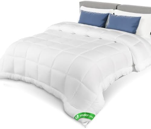 VOUNOT® Piumone Letto Matrimoniale 200x200 cm, Piumino Caldo 300 ...