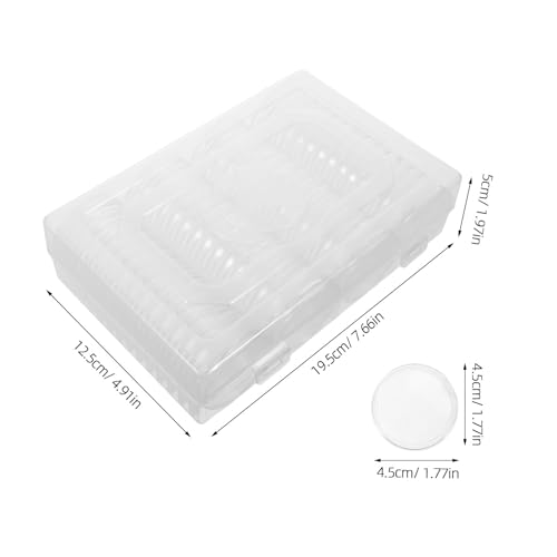 Cápsulas de monedas de 41mm en pack de 60 unidades con caja organizadora de PS y PP 3